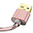 USB Ladekabel Kabel L01 für Apple iPhone 6 Plus Rosegold