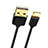 USB Ladekabel Kabel L02 für Apple iPad 10.2 (2020) Schwarz