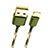 USB Ladekabel Kabel L03 für Apple iPad 4 Grün