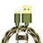 USB Ladekabel Kabel L03 für Apple iPhone 6 Grün
