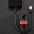 USB Ladekabel Kabel L04 für Apple iPhone 5 Schwarz