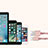USB Ladekabel Kabel L05 für Apple iPad Air 2 Rosa