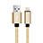 USB Ladekabel Kabel L07 für Apple iPad 10.2 (2020) Gold