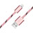 USB Ladekabel Kabel L10 für Apple iPad 4 Rosa