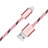 USB Ladekabel Kabel L10 für Apple iPhone 6S Plus Rosa