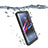 Wasserdicht Unterwasser Silikon Hülle Handyhülle und Kunststoff Waterproof Schutzhülle 360 Grad Tasche für Samsung Galaxy S10 5G Schwarz