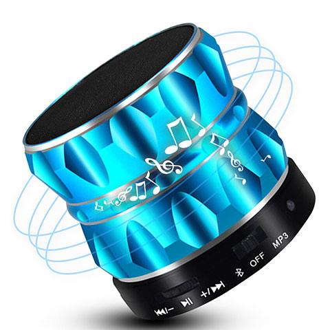 Bluetooth Mini Lautsprecher Wireless Speaker Boxen S13 Hellblau