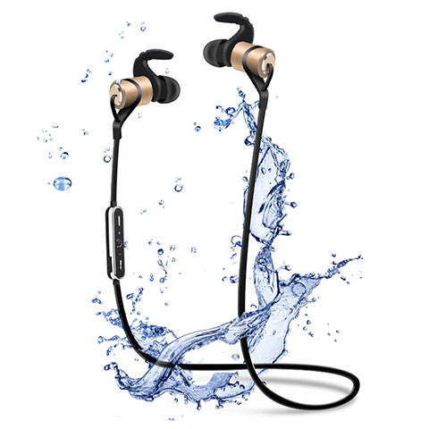 Bluetooth Wireless Stereo Kopfhörer Sport Ohrhörer In Ear Headset H50 Gold