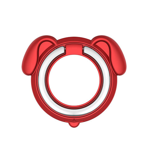 Fingerring Ständer Magnetische Smartphone Halter Halterung Universal H15 Rot