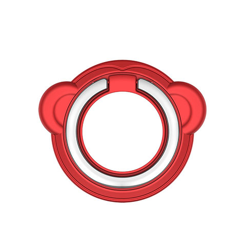 Fingerring Ständer Magnetische Smartphone Halter Halterung Universal H16 Rot