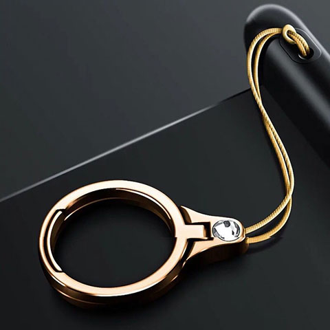 Fingerring Ständer Smartphone Halter Halterung Universal Z03 Gold