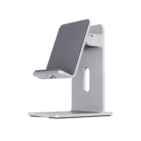 Handy Ständer Smartphone Halter Halterung Stand Universal K23 Silber