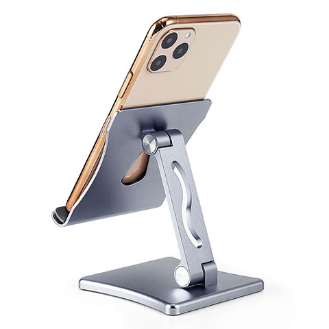 Handy Ständer Smartphone Halter Halterung Stand Universal K32 Grau