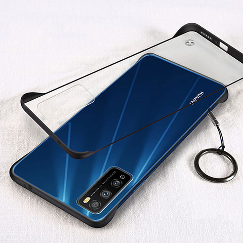 Handyhülle Hülle Crystal Hartschalen Tasche Schutzhülle H01 für Huawei Enjoy 20 Pro 5G Schwarz