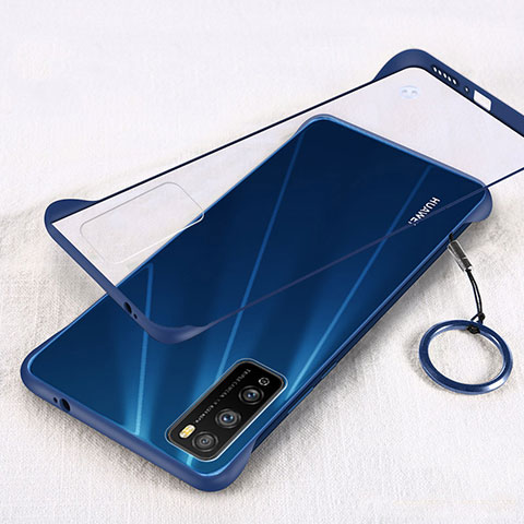 Handyhülle Hülle Crystal Hartschalen Tasche Schutzhülle H01 für Huawei Enjoy Z 5G Blau