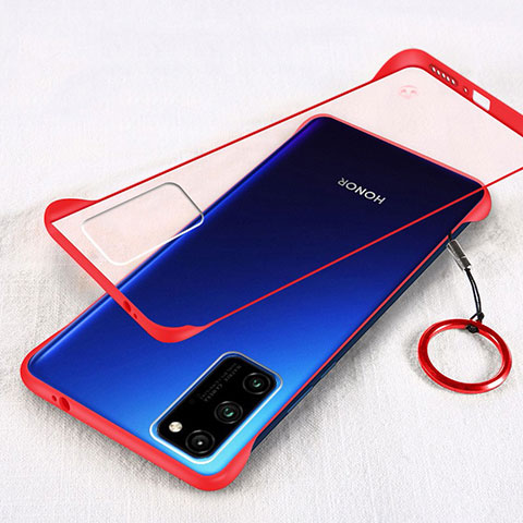 Handyhülle Hülle Crystal Hartschalen Tasche Schutzhülle H01 für Huawei Honor 30 Lite 5G Rot