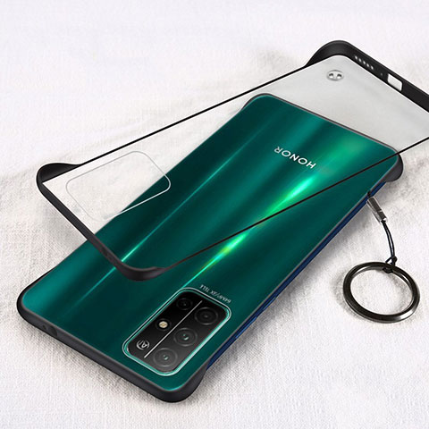 Handyhülle Hülle Crystal Hartschalen Tasche Schutzhülle H01 für Huawei Honor 30S Schwarz