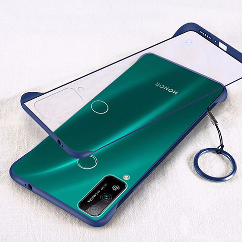 Handyhülle Hülle Crystal Hartschalen Tasche Schutzhülle H01 für Huawei Honor Play4T Blau