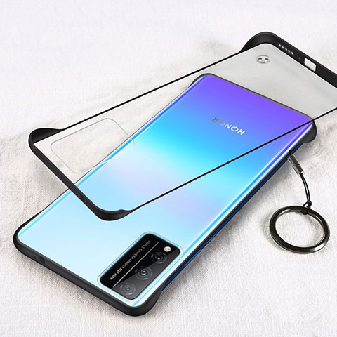 Handyhülle Hülle Crystal Hartschalen Tasche Schutzhülle H01 für Huawei Honor Play4T Pro Schwarz