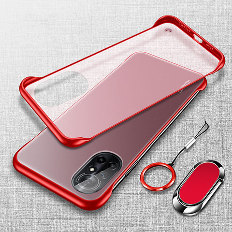 Handyhülle Hülle Crystal Hartschalen Tasche Schutzhülle H01 für Huawei Nova 8 Pro 5G Rot