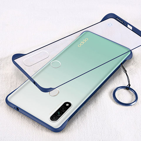 Handyhülle Hülle Crystal Hartschalen Tasche Schutzhülle H01 für Oppo A31 Blau