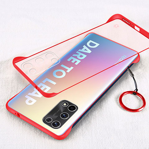 Handyhülle Hülle Crystal Hartschalen Tasche Schutzhülle H01 für Realme Q2 Pro 5G Rot