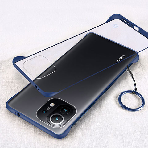 Handyhülle Hülle Crystal Hartschalen Tasche Schutzhülle H01 für Xiaomi Mi 11 5G Blau