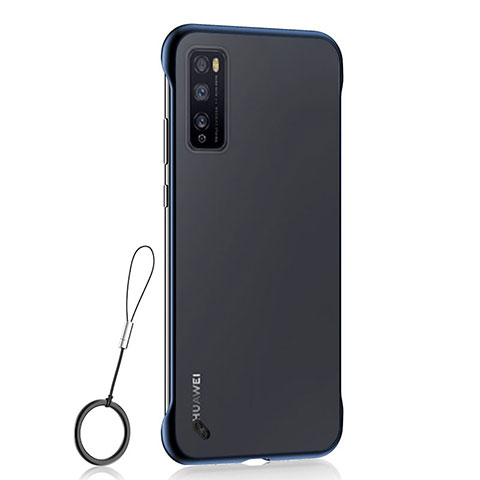 Handyhülle Hülle Crystal Hartschalen Tasche Schutzhülle H02 für Huawei Enjoy 20 Pro 5G Blau