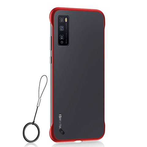 Handyhülle Hülle Crystal Hartschalen Tasche Schutzhülle H02 für Huawei Enjoy 20 Pro 5G Rot