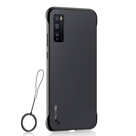 Handyhülle Hülle Crystal Hartschalen Tasche Schutzhülle H02 für Huawei Enjoy 20 Pro 5G Schwarz