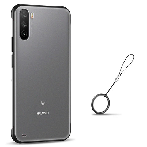 Handyhülle Hülle Crystal Hartschalen Tasche Schutzhülle H02 für Huawei Mate 40 Lite 5G Schwarz