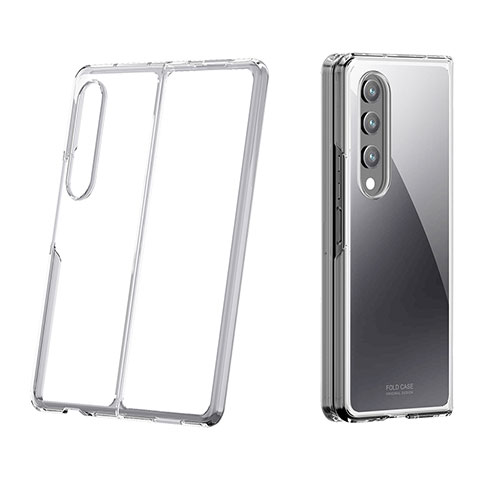 Handyhülle Hülle Crystal Hartschalen Tasche Schutzhülle H02 für Samsung Galaxy Z Fold4 5G Klar