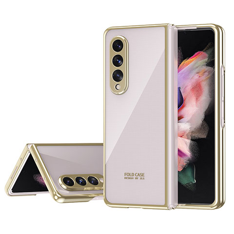 Handyhülle Hülle Crystal Hartschalen Tasche Schutzhülle H04 für Samsung Galaxy Z Fold3 5G Gold