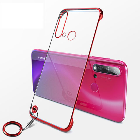 Handyhülle Hülle Crystal Hartschalen Tasche Schutzhülle K01 für Huawei Nova 5i Rot