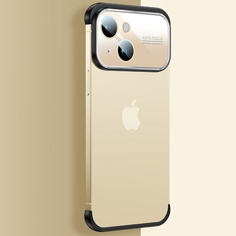 Handyhülle Hülle Crystal Hartschalen Tasche Schutzhülle QC4 für Apple iPhone 13 Gold
