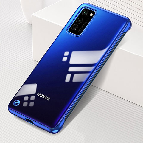 Handyhülle Hülle Crystal Hartschalen Tasche Schutzhülle S01 für Huawei Honor View 30 Pro 5G Blau