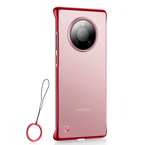 Handyhülle Hülle Crystal Hartschalen Tasche Schutzhülle S01 für Huawei Mate 40 Rot