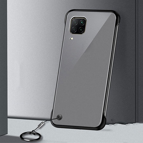 Handyhülle Hülle Crystal Hartschalen Tasche Schutzhülle S01 für Huawei Nova 6 SE Schwarz