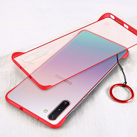 Handyhülle Hülle Crystal Hartschalen Tasche Schutzhülle S01 für Samsung Galaxy Note 10 5G Rot