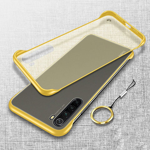 Handyhülle Hülle Crystal Hartschalen Tasche Schutzhülle S01 für Xiaomi Redmi Note 8 (2021) Gelb