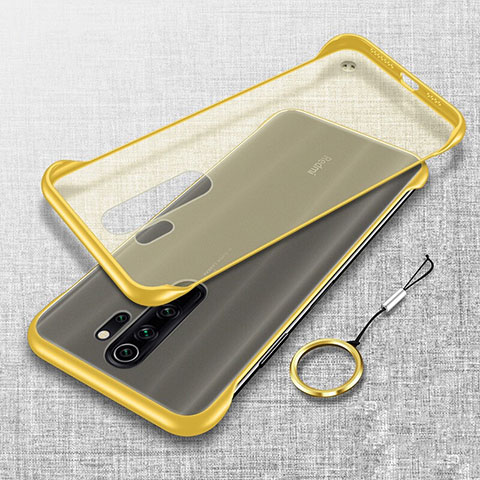 Handyhülle Hülle Crystal Hartschalen Tasche Schutzhülle S01 für Xiaomi Redmi Note 8 Pro Gelb