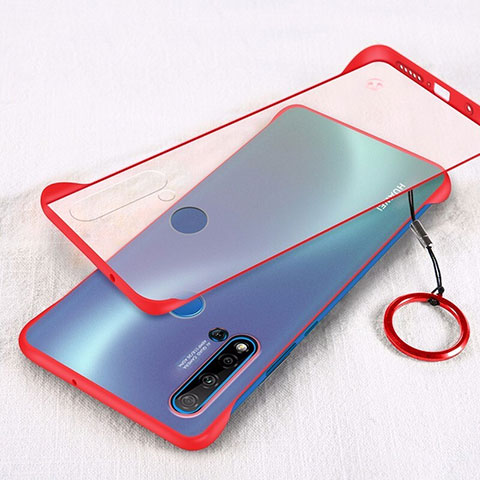 Handyhülle Hülle Crystal Hartschalen Tasche Schutzhülle S02 für Huawei Nova 5i Rot