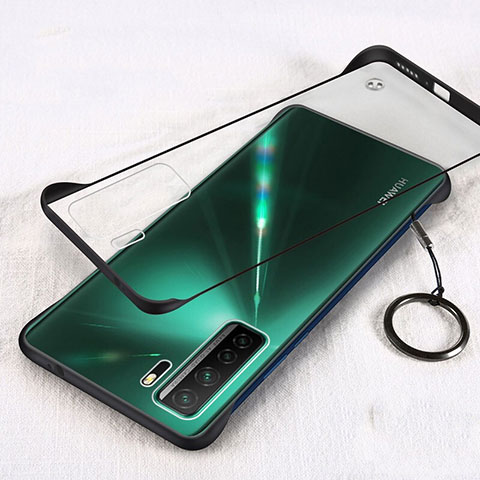 Handyhülle Hülle Crystal Hartschalen Tasche Schutzhülle S03 für Huawei P40 Lite 5G Schwarz