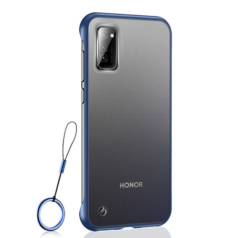 Handyhülle Hülle Crystal Hartschalen Tasche Schutzhülle S04 für Huawei Honor V30 5G Blau