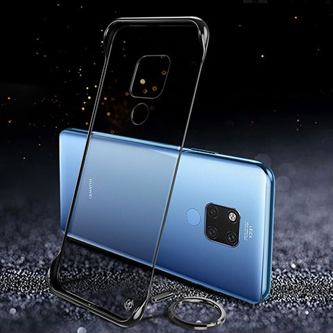 Handyhülle Hülle Crystal Hartschalen Tasche Schutzhülle S05 für Huawei Mate 20 X 5G Schwarz