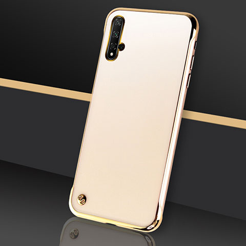 Handyhülle Hülle Crystal Hartschalen Tasche Schutzhülle S05 für Huawei Nova 5 Pro Gold