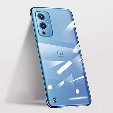 Handyhülle Hülle Crystal Rahmenlos Hartschalen Tasche Schutzhülle für OnePlus 9 5G Blau