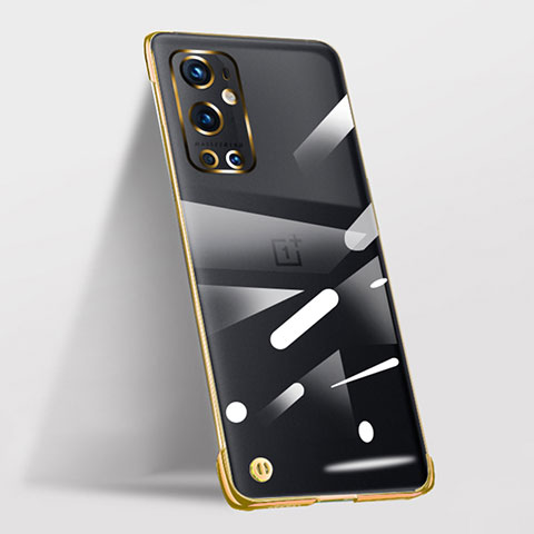 Handyhülle Hülle Crystal Rahmenlos Hartschalen Tasche Schutzhülle für OnePlus 9 Pro 5G Gold