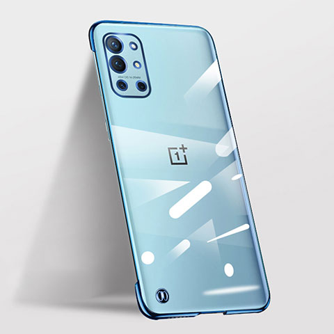 Handyhülle Hülle Crystal Rahmenlos Hartschalen Tasche Schutzhülle für OnePlus 9R 5G Blau