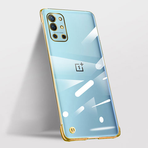 Handyhülle Hülle Crystal Rahmenlos Hartschalen Tasche Schutzhülle für OnePlus 9R 5G Gold